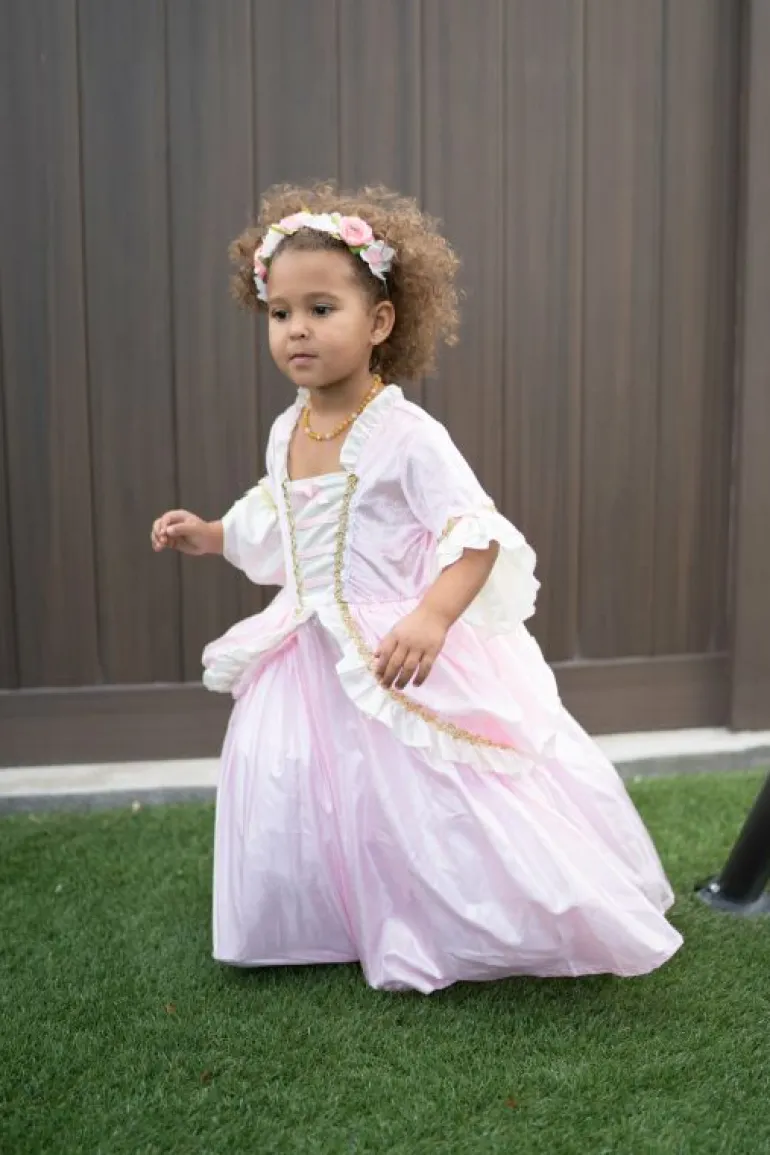 Traditional Dress Ups-Little Adventures, LLC Pink Vintage Princess Dress
