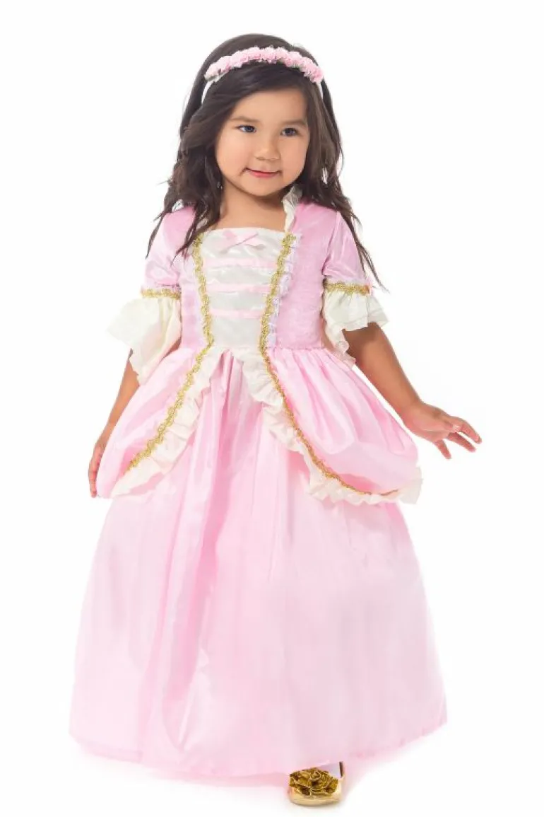 Traditional Dress Ups-Little Adventures, LLC Pink Vintage Princess Dress