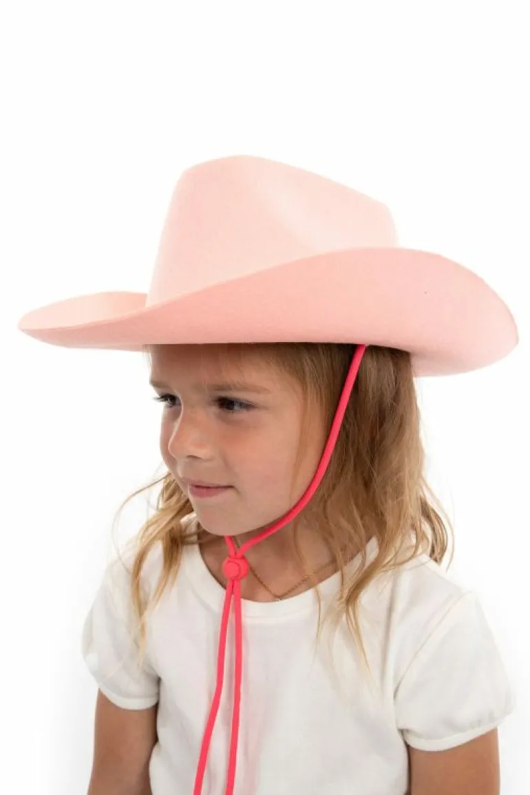 Cowboys-Little Adventures, LLC Pink Western Hat