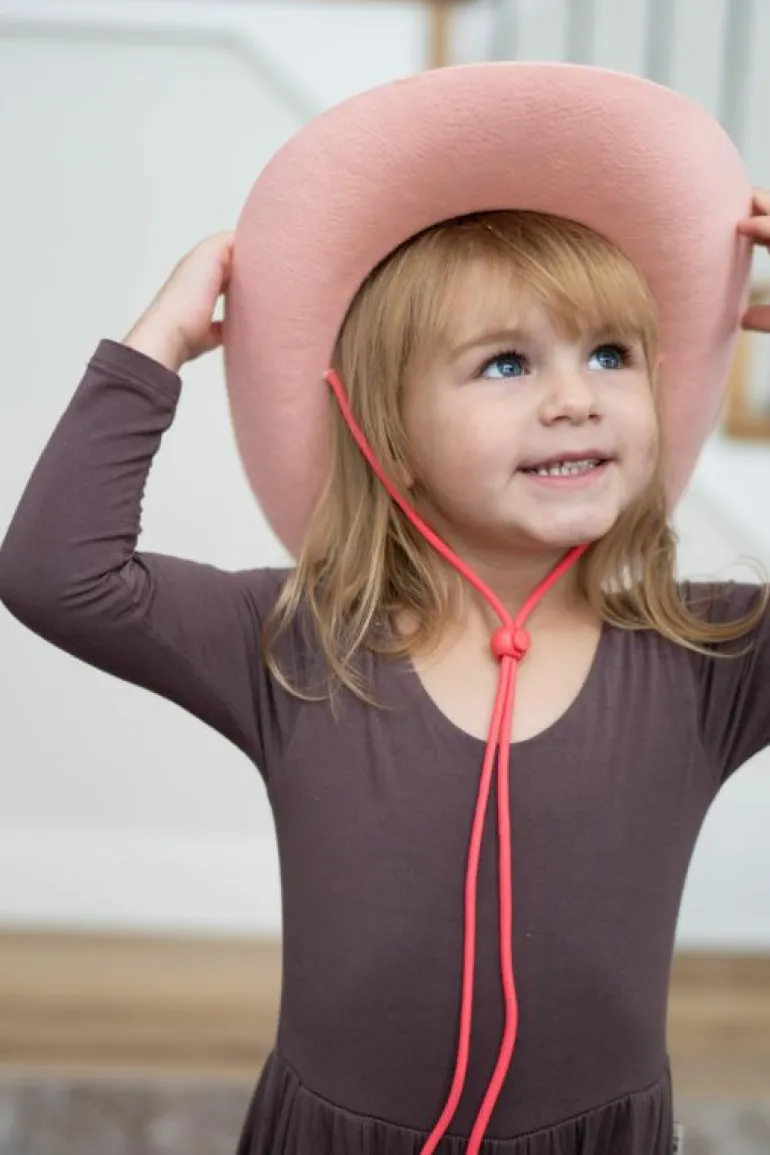 Cowboys-Little Adventures, LLC Pink Western Hat