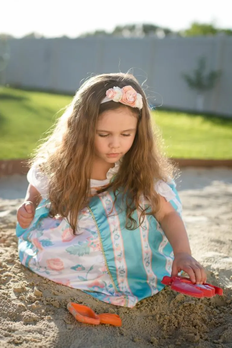 Little Hero Designed Dress Ups | Traditional Dress Ups-Little Adventures, LLC Princess Ava with Headband
