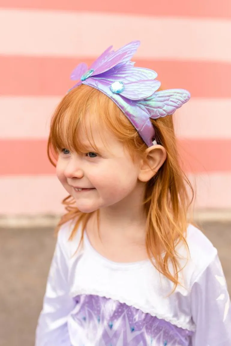Accessories-Little Adventures, LLC Purple Butterfly Soft Crown