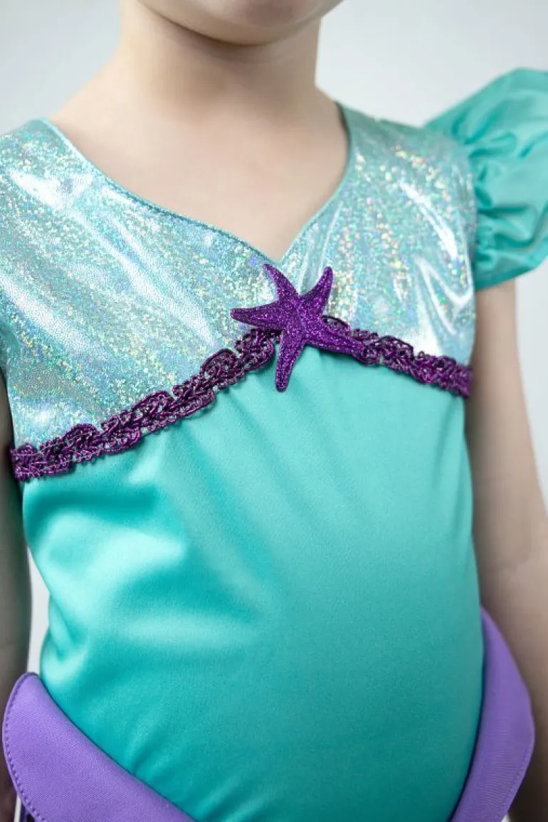 Traditional Dress Ups-Little Adventures, LLC Purple Sparkle Mermaid