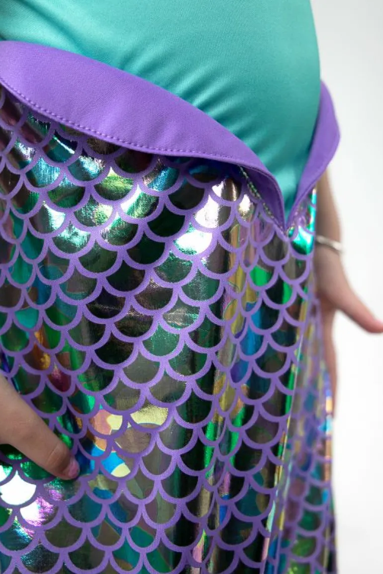 Traditional Dress Ups-Little Adventures, LLC Purple Sparkle Mermaid