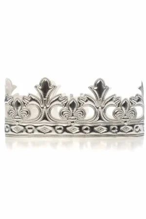 Accessories-Little Adventures, LLC Silver Prince Soft Crown