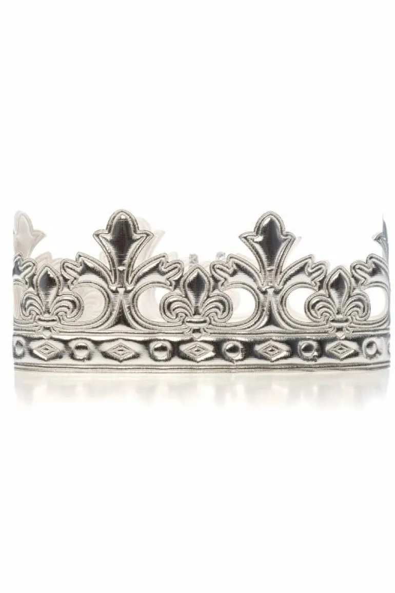Accessories-Little Adventures, LLC Silver Prince Soft Crown