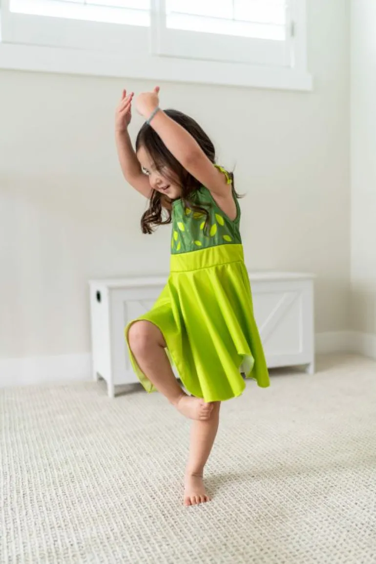 Twirl Dresses-Little Adventures, LLC Tinkerbell Twirl Dress
