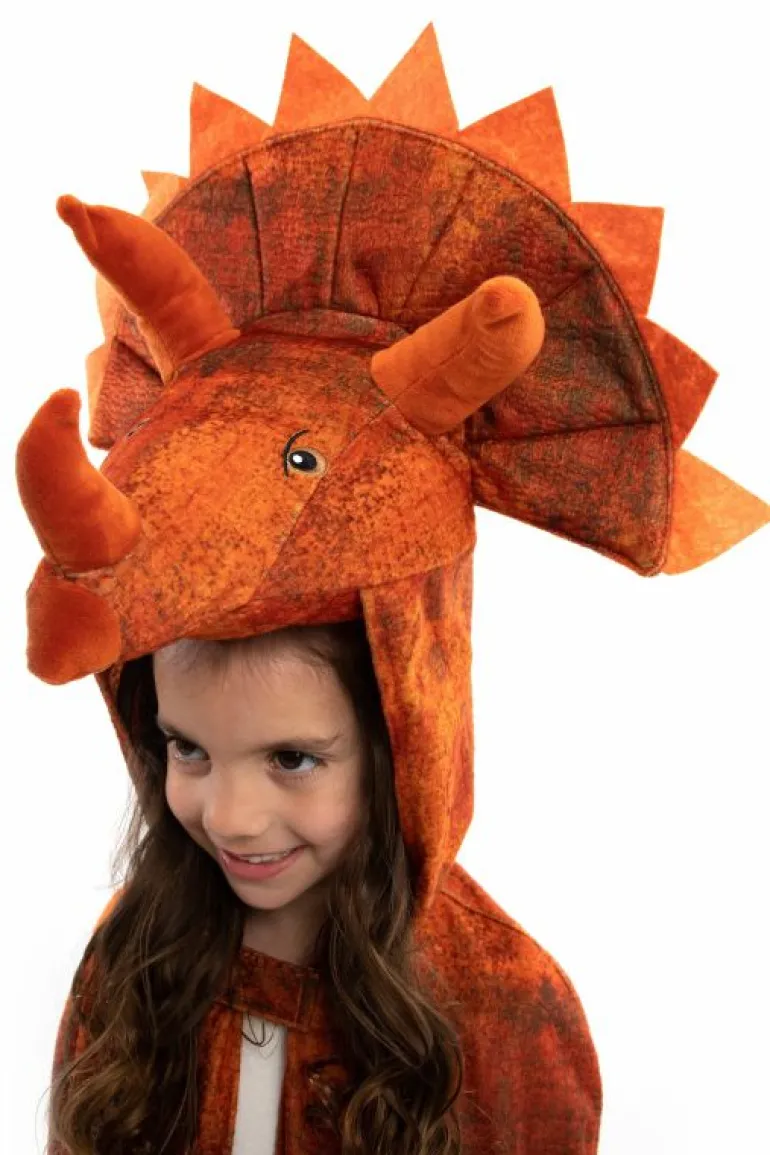 Dinosaurs-Little Adventures, LLC Triceratops Hooded Animal Cloak