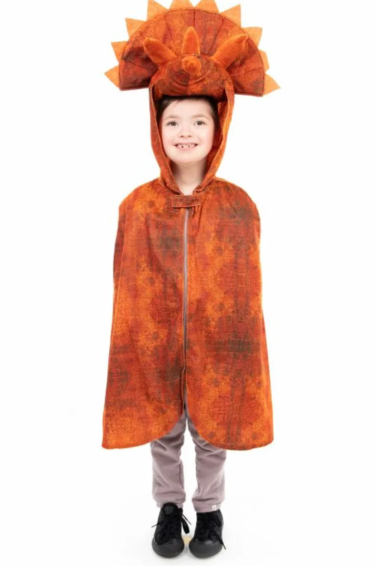 Dinosaurs-Little Adventures, LLC Triceratops Hooded Animal Cloak