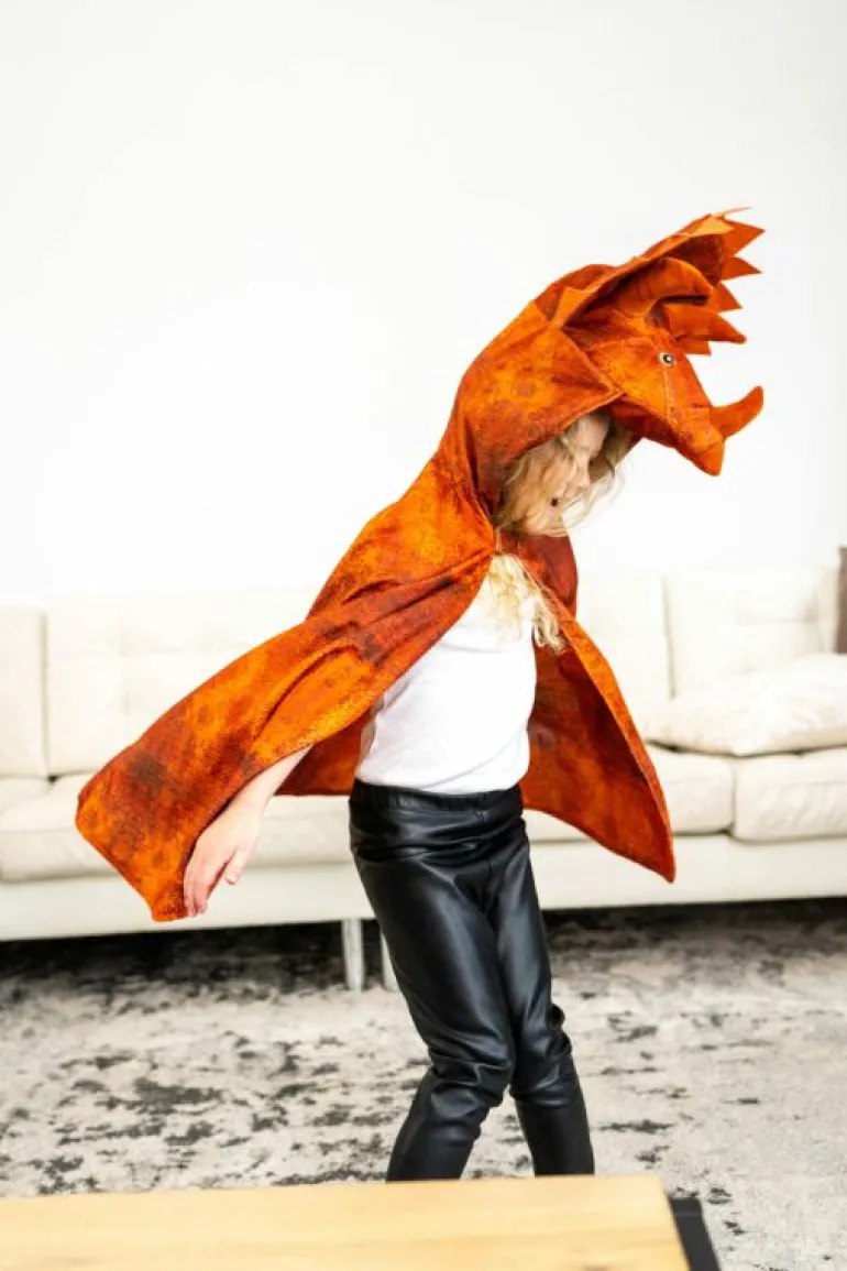 Dinosaurs-Little Adventures, LLC Triceratops Hooded Animal Cloak