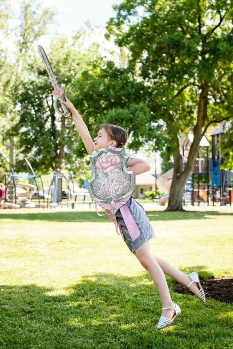 Little Hero Designed Dress Ups | Traditional Dress Ups-Little Adventures, LLC Warrior Princess Zoie Dress