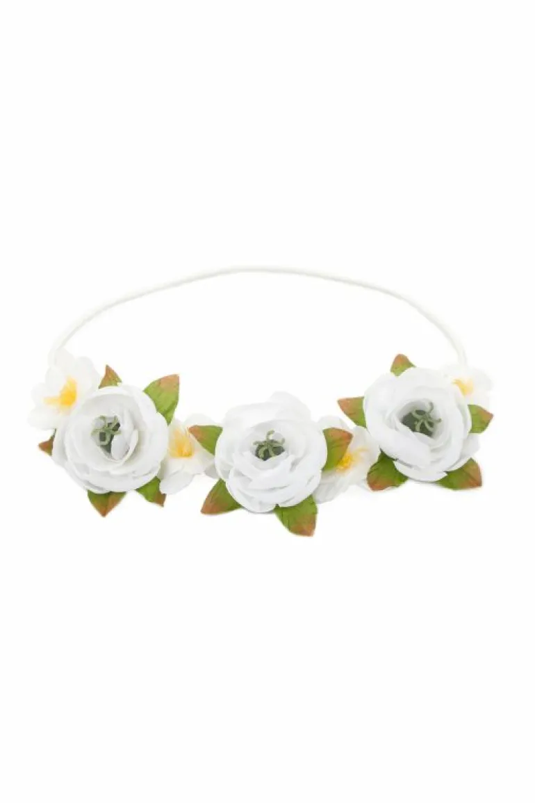 Accessories-Little Adventures, LLC White Flower Headband