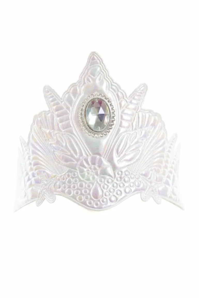 Accessories-Little Adventures, LLC White Mermaid Soft Crown