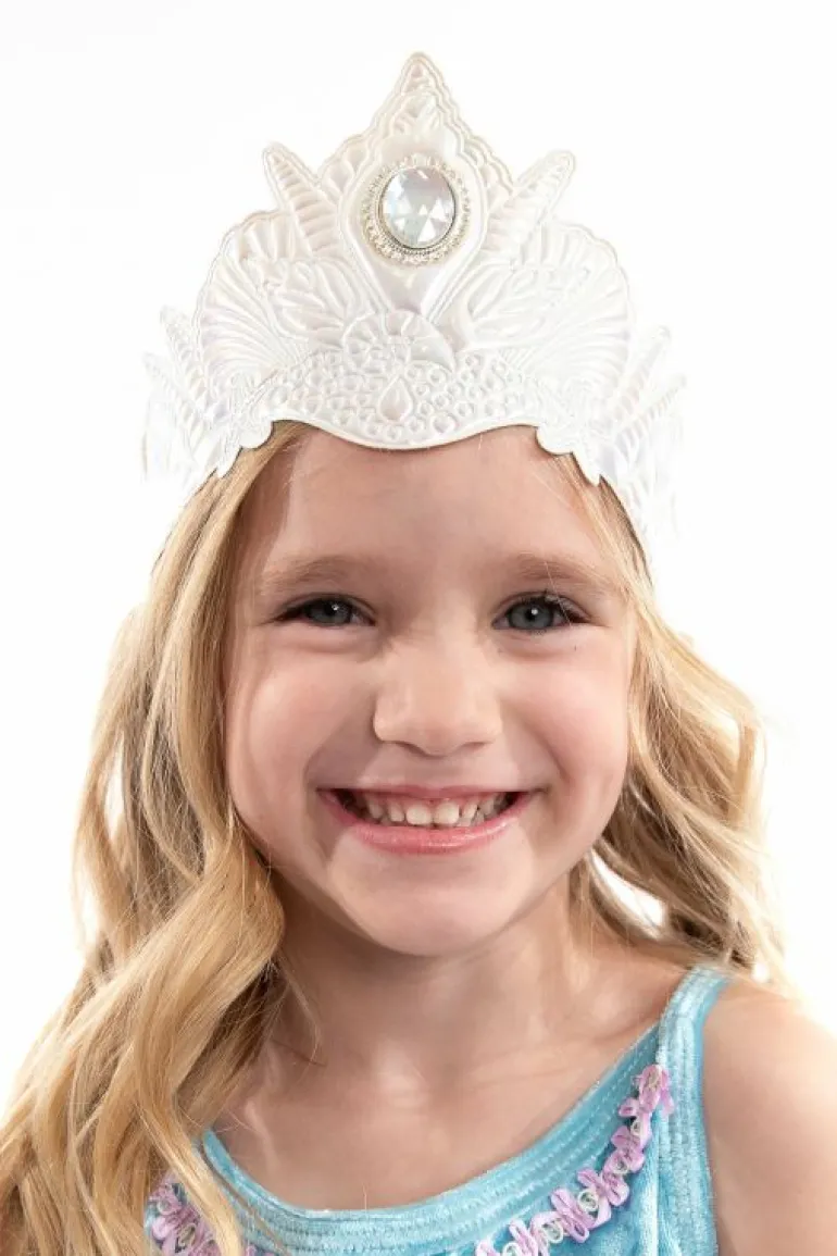 Accessories-Little Adventures, LLC White Mermaid Soft Crown