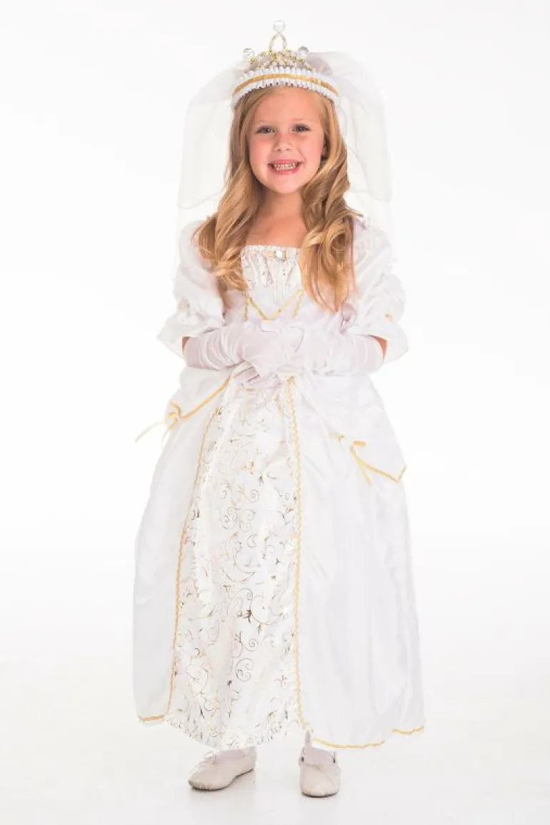 Accessories-Little Adventures, LLC White Princess Gloves