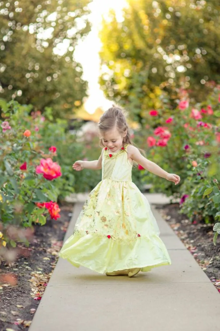 Traditional Dress Ups-Little Adventures, LLC Yellow Beauty Dress Up