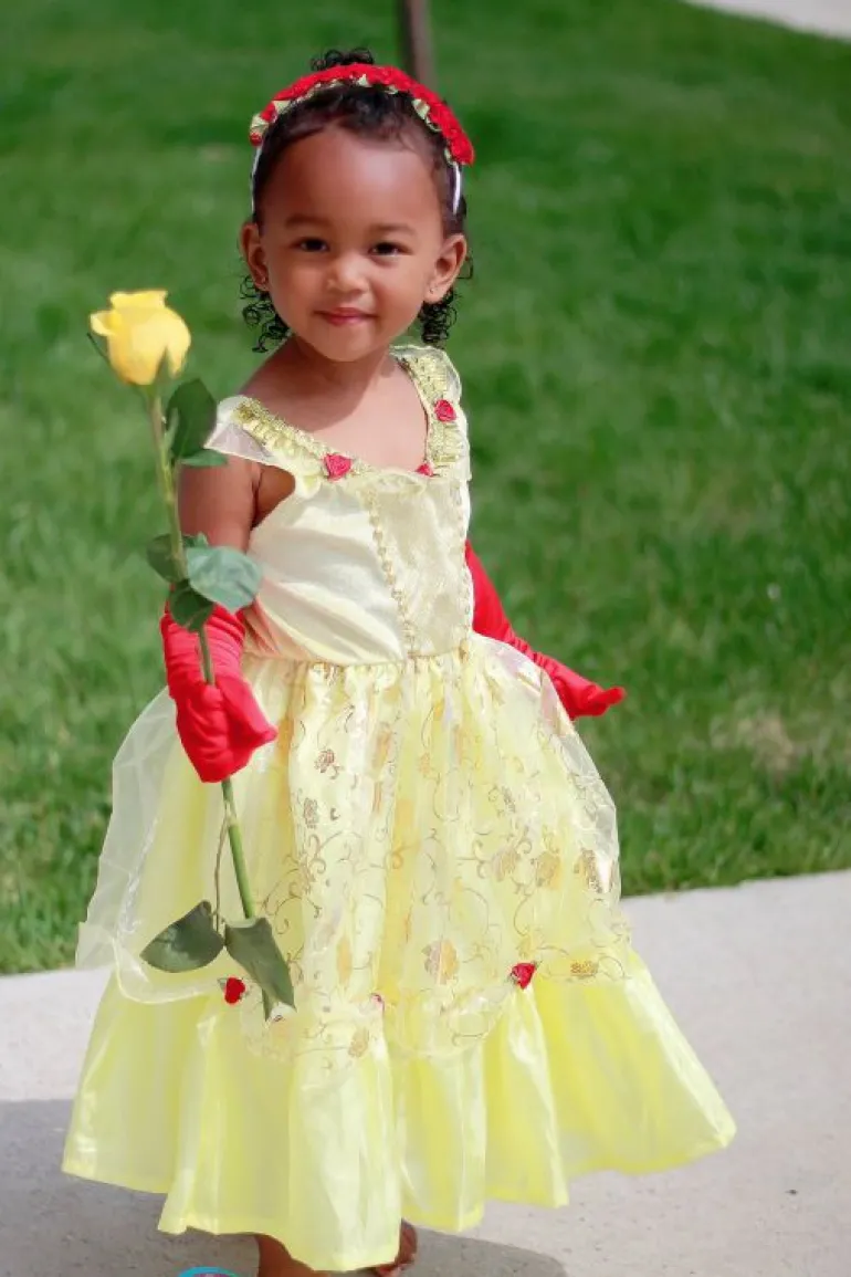 Traditional Dress Ups-Little Adventures, LLC Yellow Beauty Dress Up
