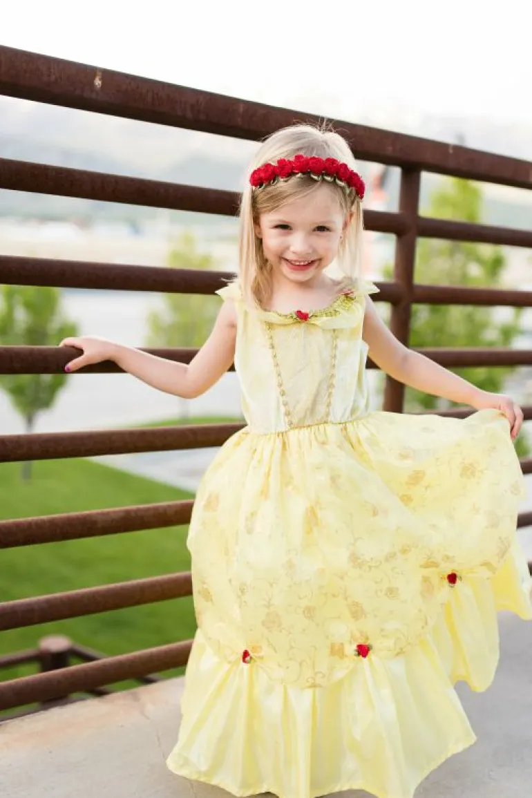 Traditional Dress Ups-Little Adventures, LLC Yellow Beauty Dress Up