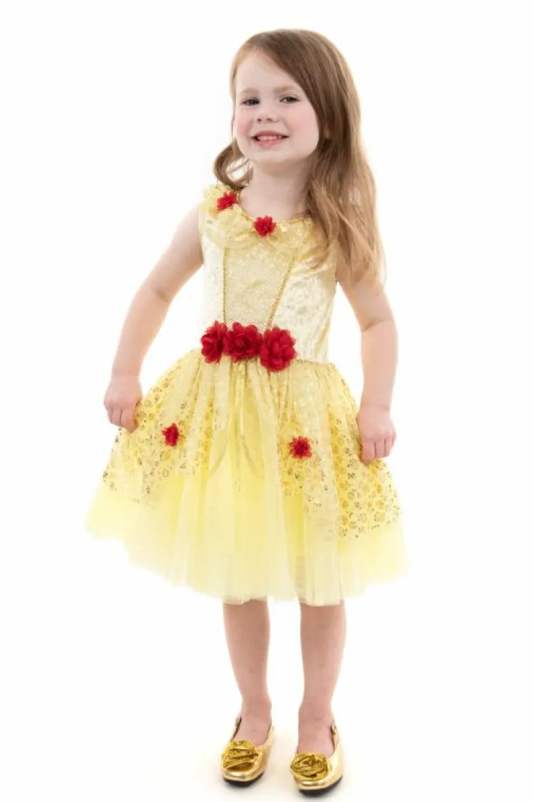 Party Dresses-Little Adventures, LLC Yellow Beauty Party Dress