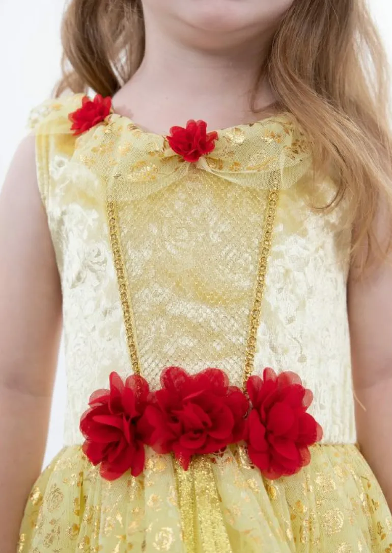 Party Dresses-Little Adventures, LLC Yellow Beauty Party Dress
