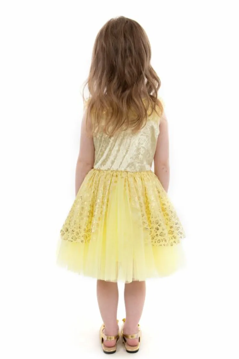 Party Dresses-Little Adventures, LLC Yellow Beauty Party Dress