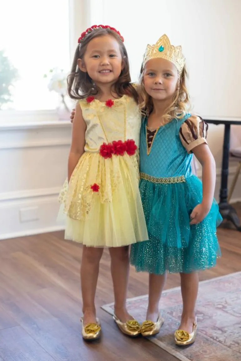 Party Dresses-Little Adventures, LLC Yellow Beauty Party Dress