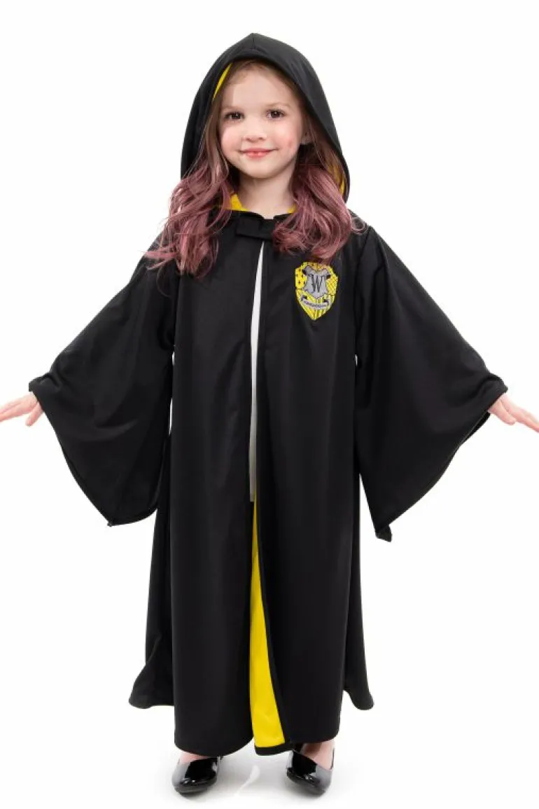 Cloaks | Wizards-Little Adventures, LLC Yellow Hooded Wizard Robe