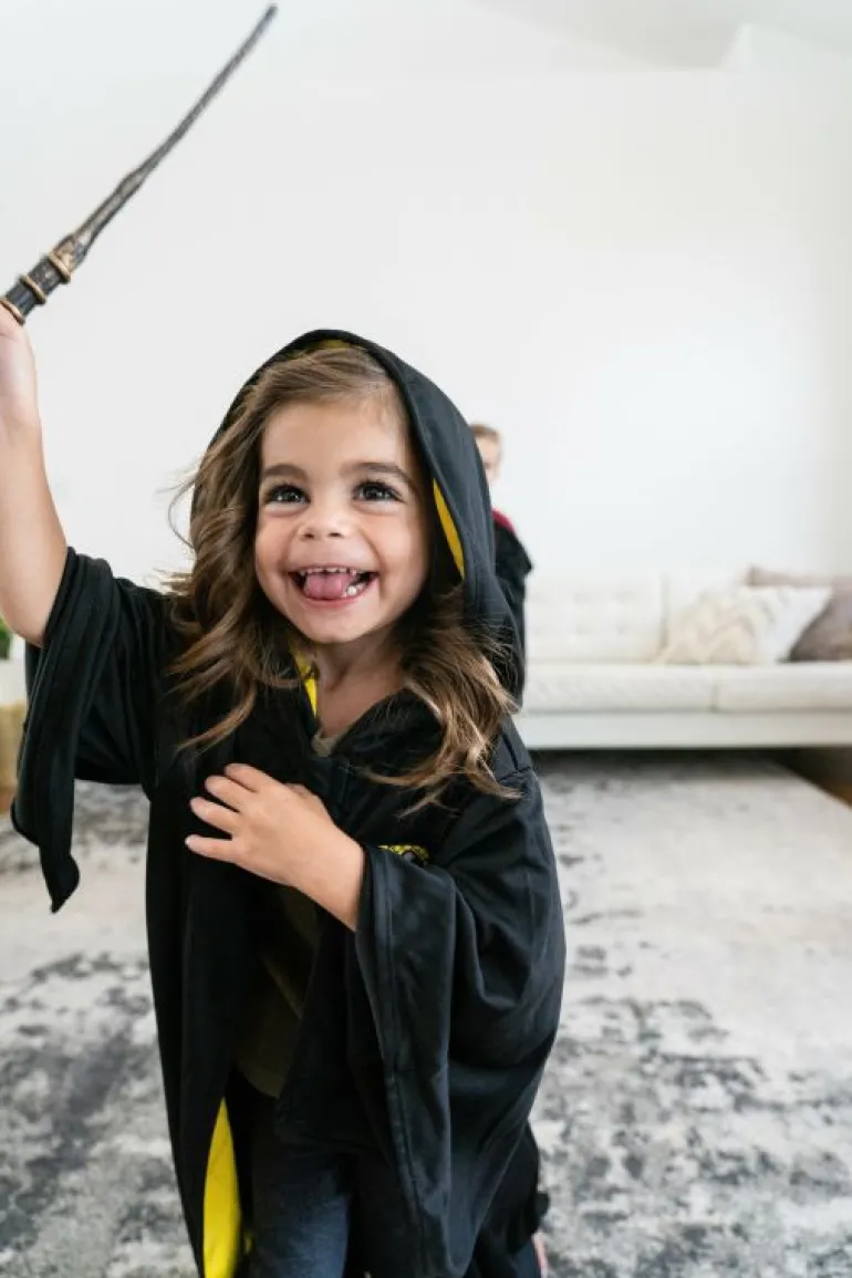 Cloaks | Wizards-Little Adventures, LLC Yellow Hooded Wizard Robe