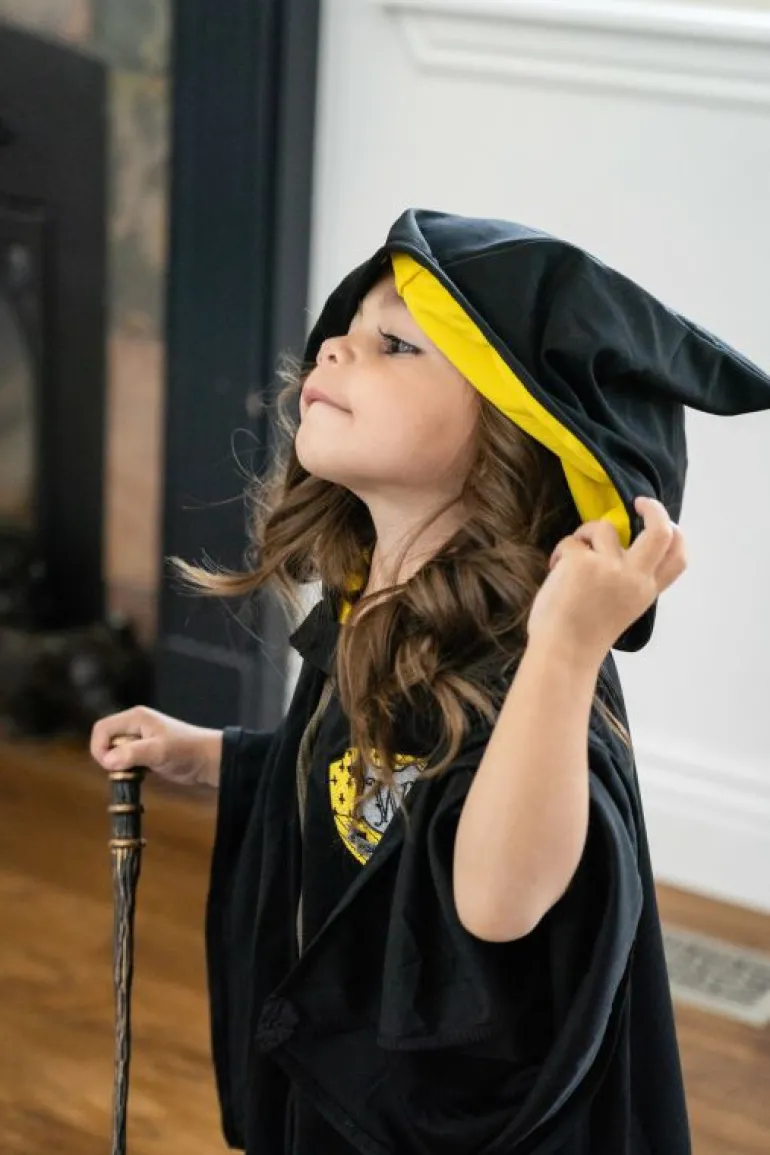 Cloaks | Wizards-Little Adventures, LLC Yellow Hooded Wizard Robe